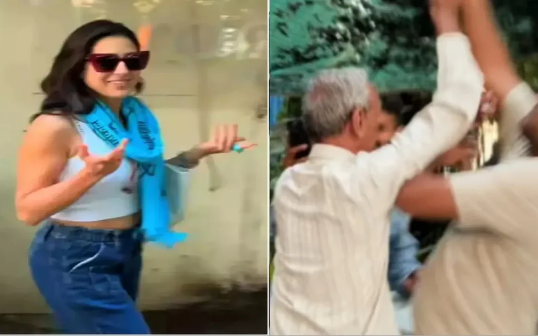 Sara Ali Khan Reacts As Old Man Stops Paps From Taking Her Pics; Netizens Appreciate