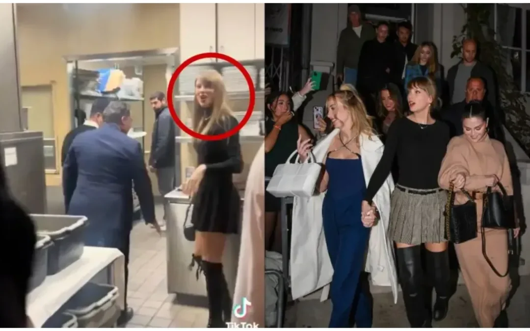 Taylor Swift Sneaks Out Of Restaurant Kitchen To Avoid Paparazzi, Video Goes Viral