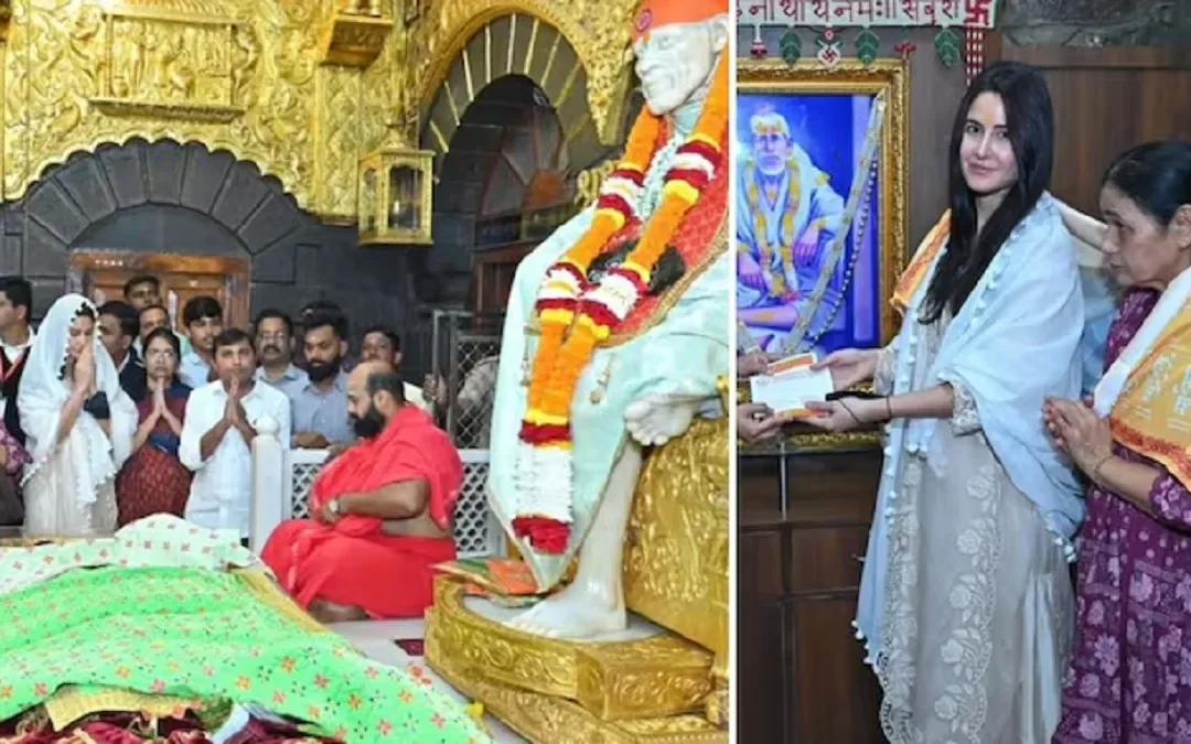 Katrina Kaif Visited Shirdi Sai Baba Temple With Mother-In-Law, Check The Ethnic Avtar of The Actress Here