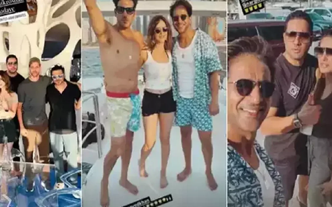 Hrithik Roshan Spotted Vacationing In Dubai With Ex-Wife Sussanne Khan, Arslan Goni, And Son Hridaan, Pictures Inside