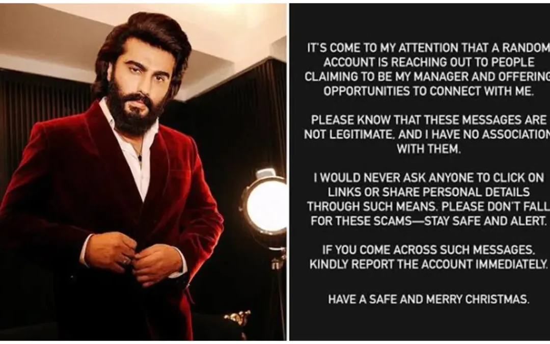 Arjun Kapoor Warns Fans ‘Random Account Claiming To Be My Manager’; Gives Clarification