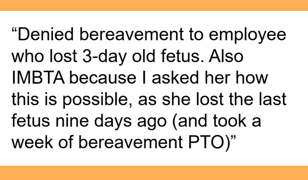 Employee Suffers 13 Pregnancy Losses In A Year, Boss Denies Bereavement Leave