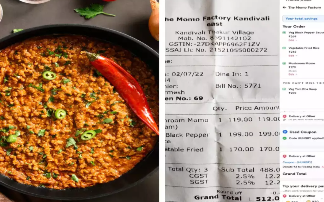 Zomato’s Response to Customer’s Comparison of Online and Offline Food Prices Goes Viral